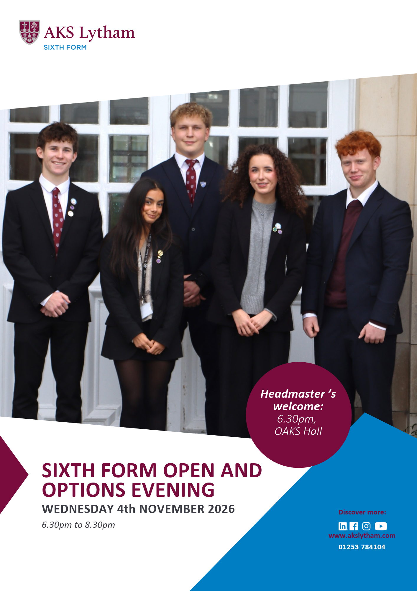 Sixth Form Open and Options Evening 2026